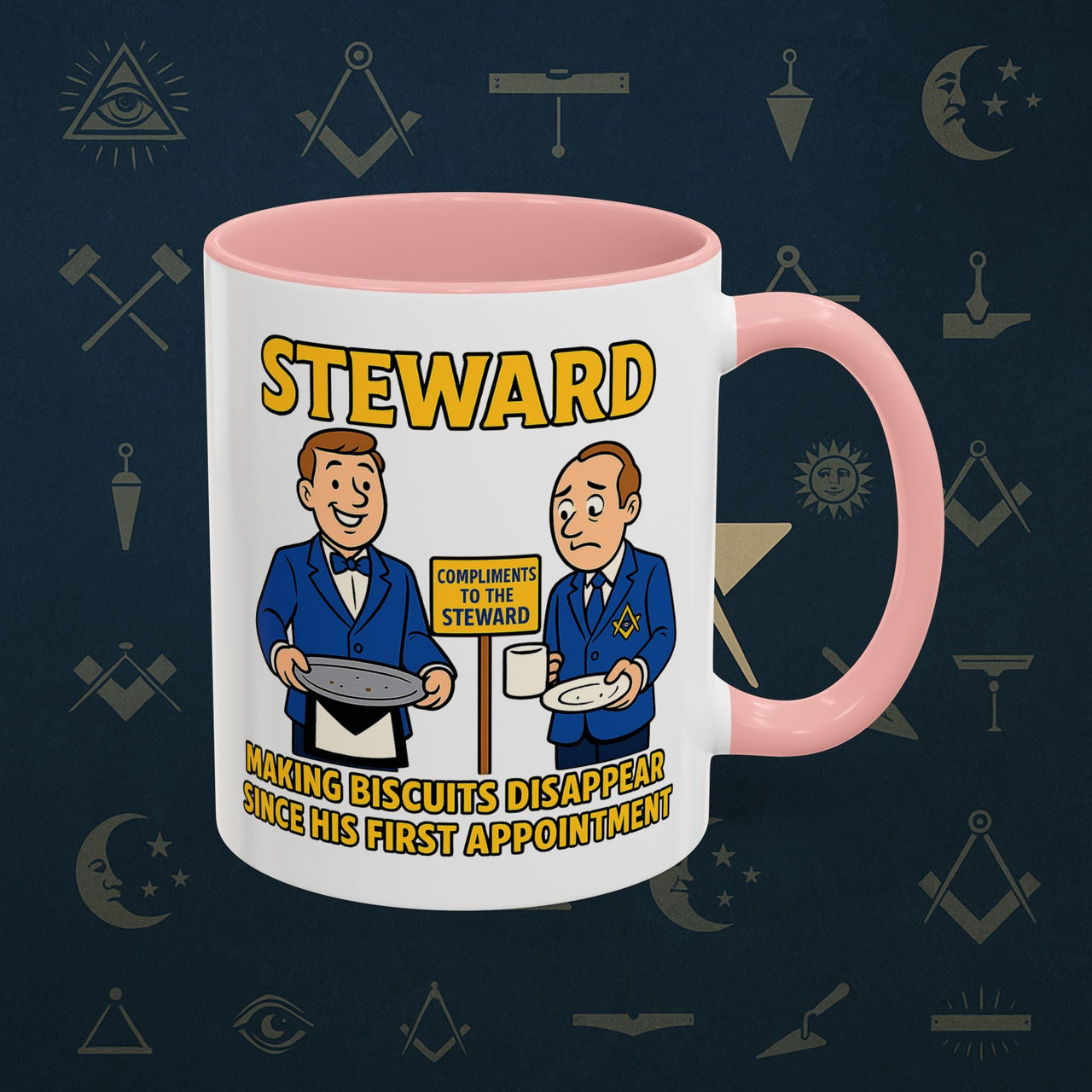 Masonic Mugs - Vanishing Biscuits - Steward Printify