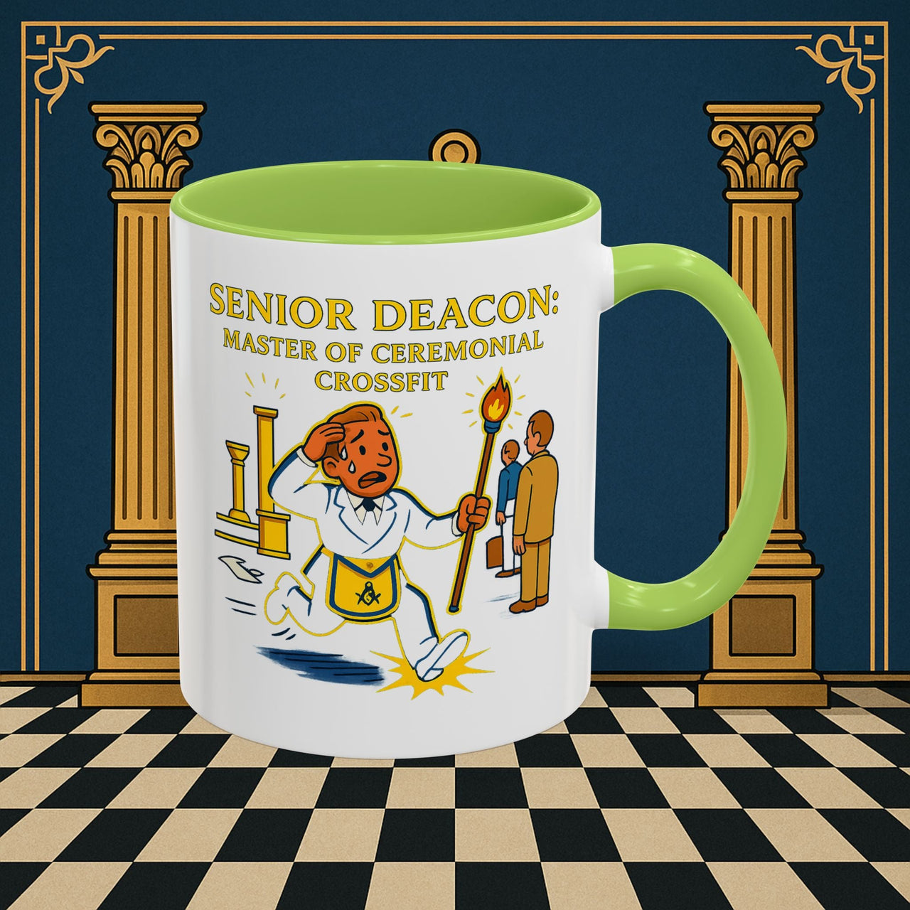 Masonic Mugs - Senior Deacon's CrossFit Challenge - Senior Deacon Printify