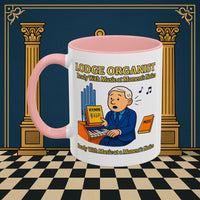 Masonic Mugs - Lodge Organist at the Ready - Organist Printify