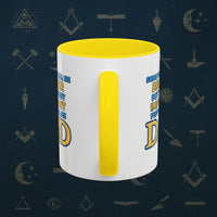 Masonic Mugs Ready to Go – Brother and Dad (Accent Coloured 11oz Mug) Printify