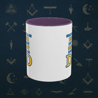 Masonic Mugs Ready to Go – Brother and Dad (Accent Coloured 11oz Mug) Printify