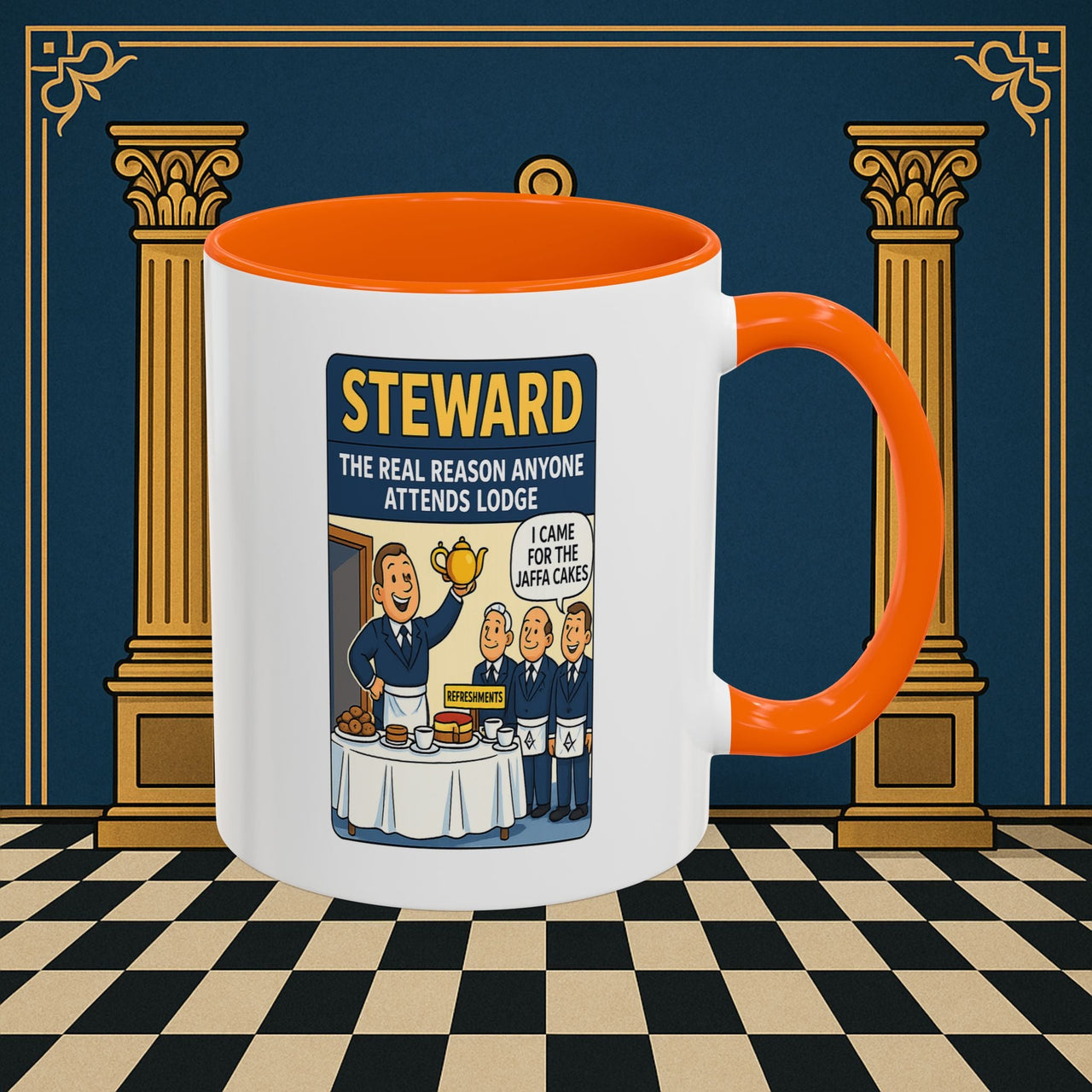 Masonic Mugs - Fraternal Feast - Steward Printify