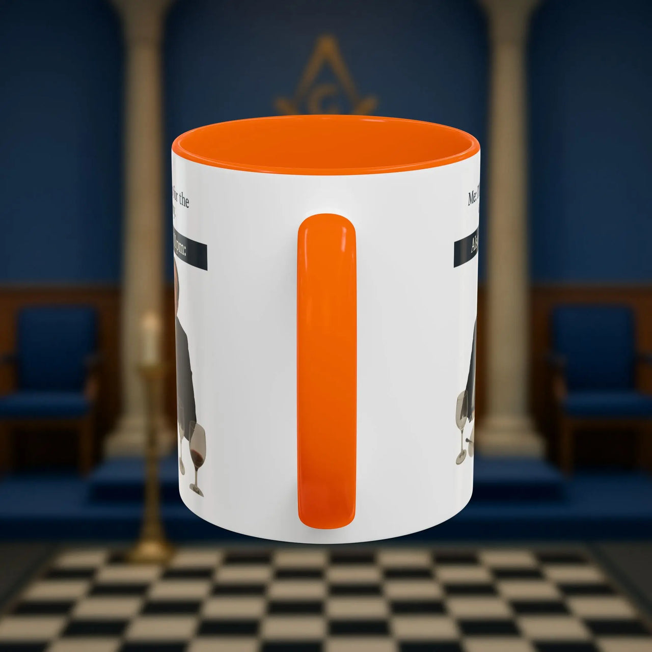 Masonic Mugs Ready to Go - I'll just go for the ceremony - 11oz Ceramic Mug Printify