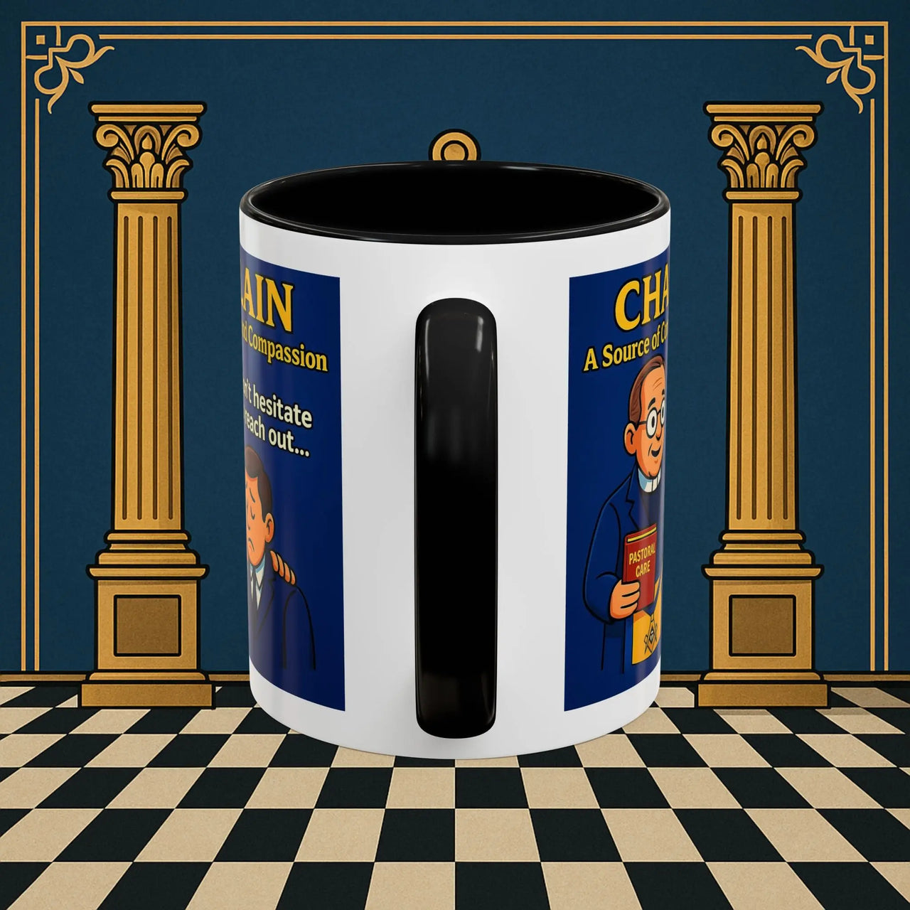 Masonic Mugs - Healing Hearts - Chaplain Printify