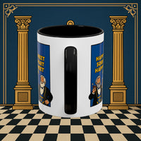 Masonic Mugs Ready to Go – Happy to Meet Again (Accent Coloured 11oz Mug) Printify