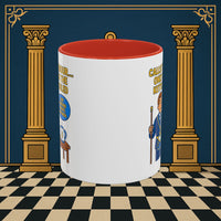Masonic Mugs - Masonic Tea Break: Fraternal Humor in Comic Book Style, Junior Warden Printify