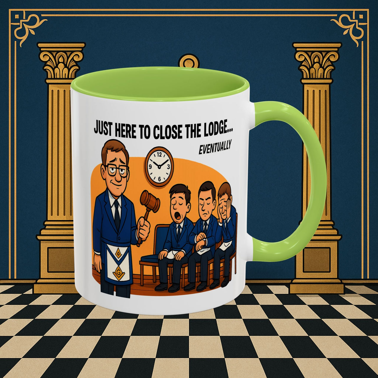 Masonic Mugs - Lodge of Endless Deliberation - Senior Warden Printify