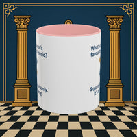 Masonic Mugs Ready to Go – Favourite Type of Music (Accent Coloured 11oz Mug) Printify