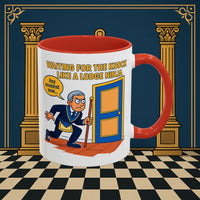 Masonic Mugs - Masonic Anticipation: Lodge Ninja in Waiting, Junior Deacon Printify