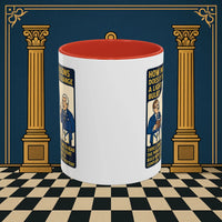 Masonic Mugs Ready to Go – How Many Masons? (Accent Coloured 11oz Mug) Printify