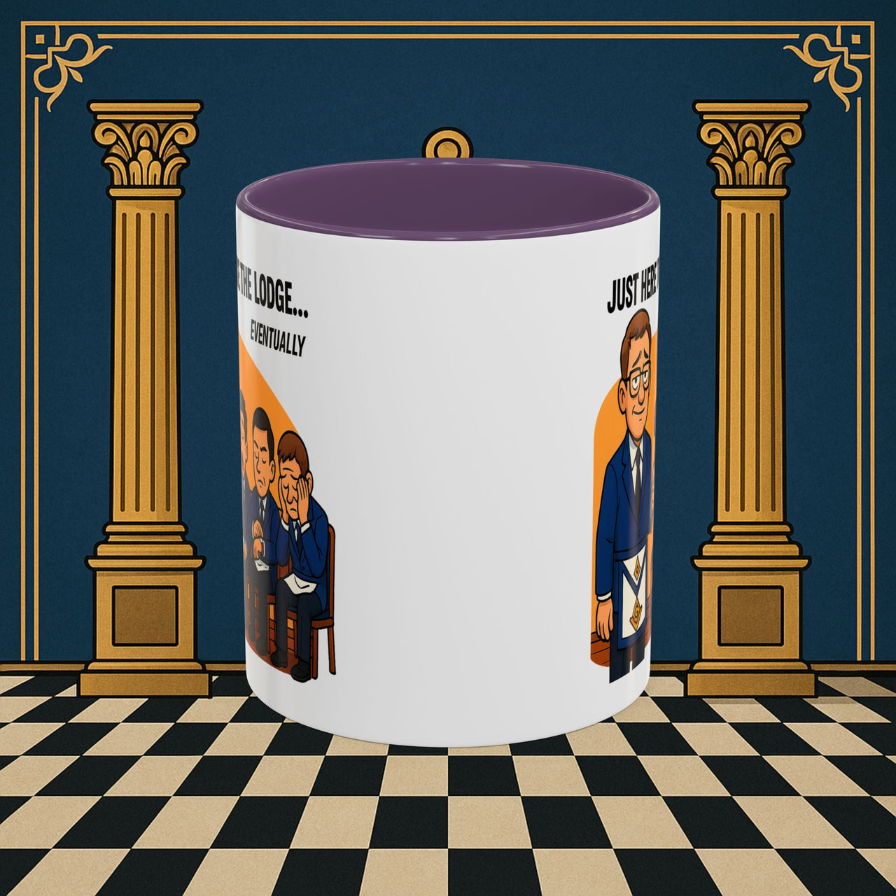 Masonic Mugs - Lodge of Endless Deliberation - Senior Warden Printify