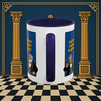 Masonic Mugs Ready to Go – Happy to Meet Again (Accent Coloured 11oz Mug) Printify