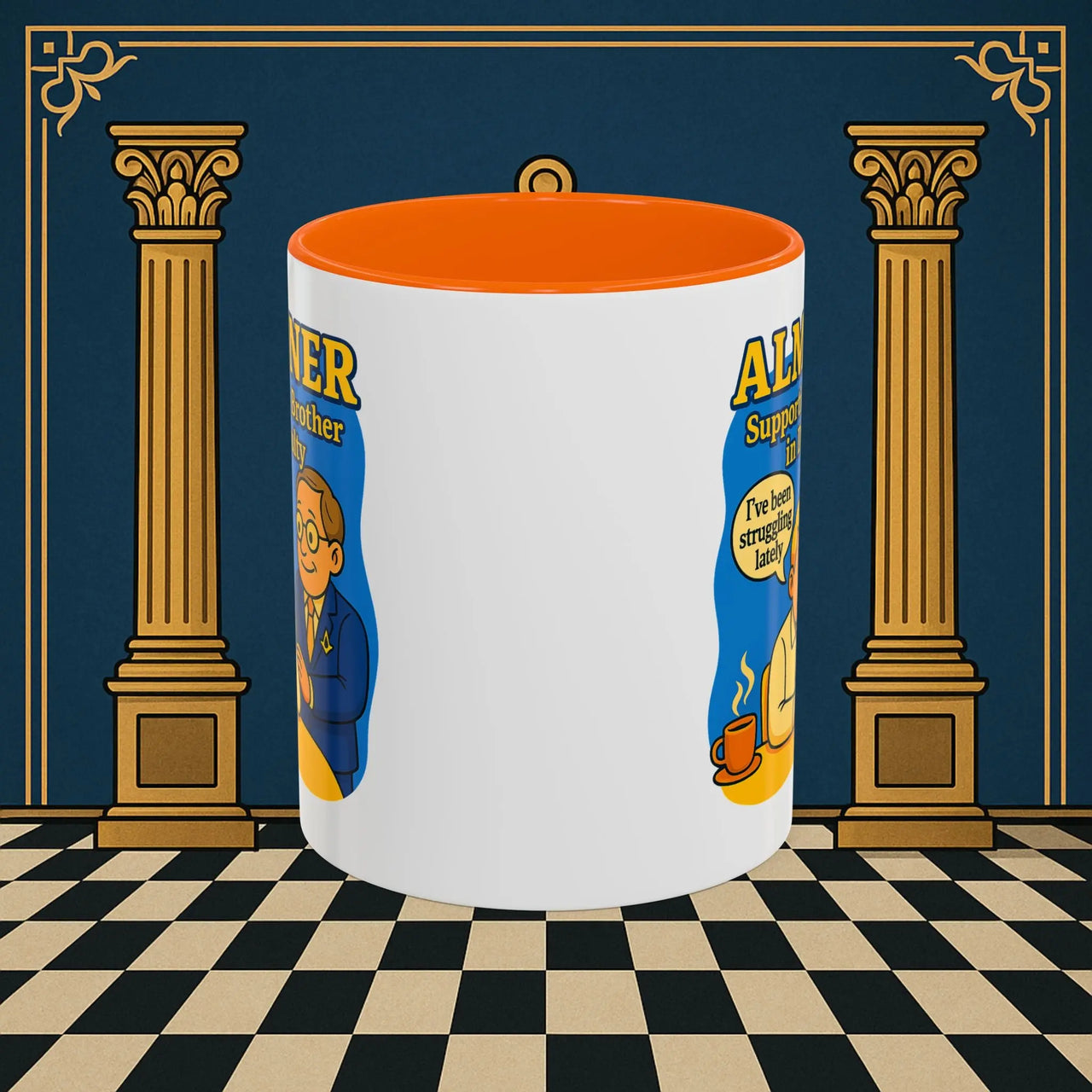 Masonic Mugs - Almoner's Assist - Almoner Printify