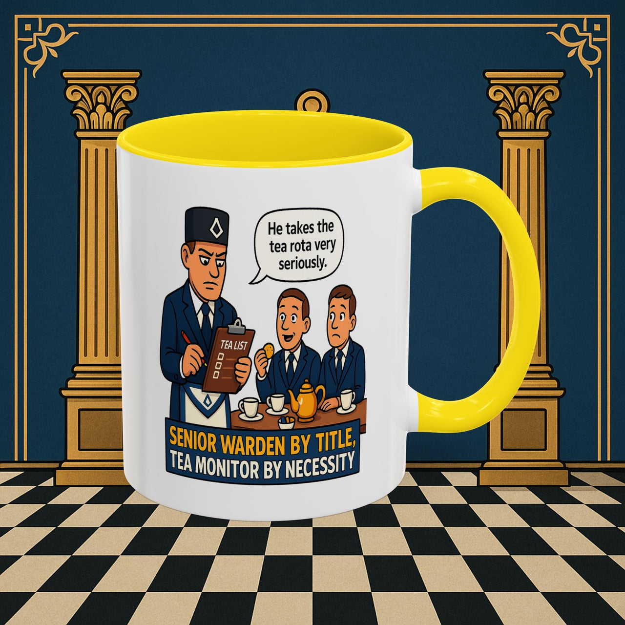 Masonic Mugs - Tea Rota Titans - Senior Warden Printify