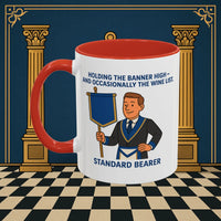 Masonic Mugs - Banner and Barrel - Provincial Standard Bearer Printify