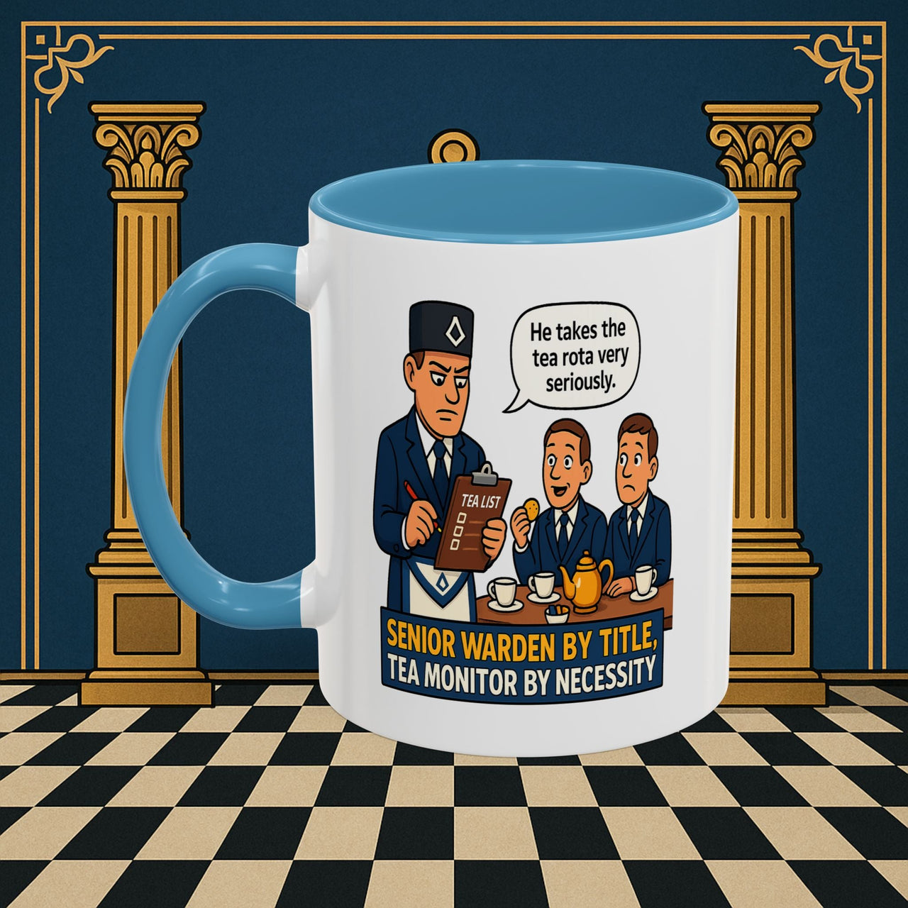 Masonic Mugs - Tea Rota Titans - Senior Warden Printify
