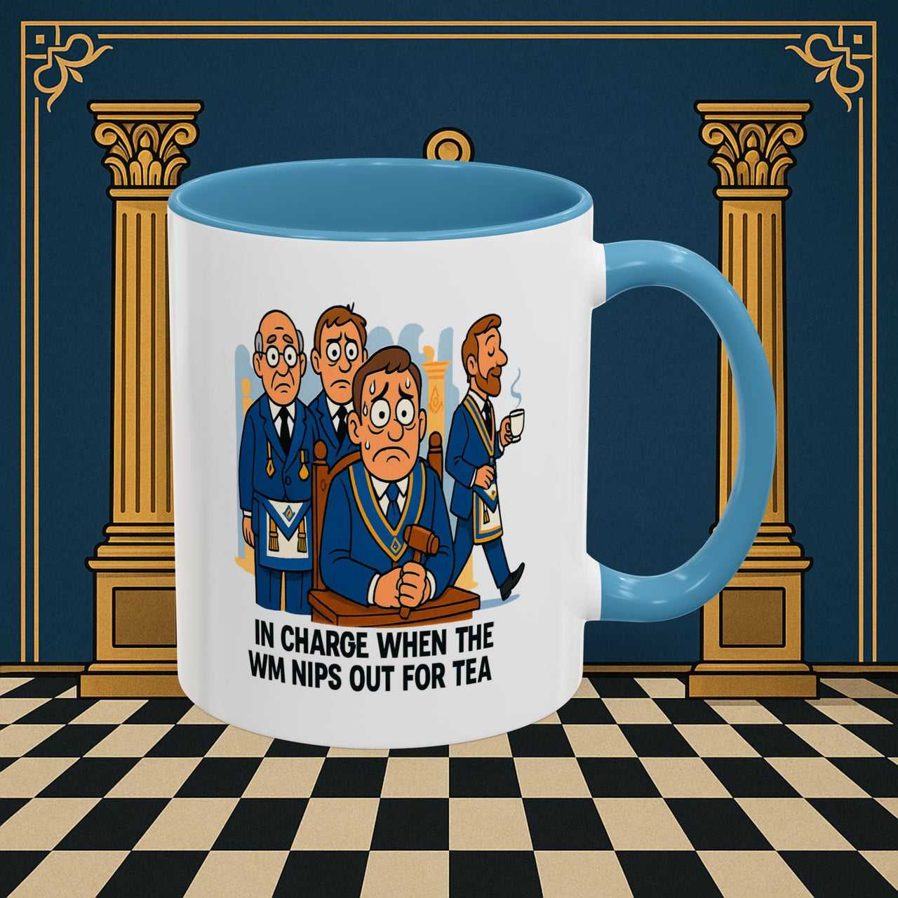 Masonic Mugs - Tea Time Troubles - Senior Warden Printify