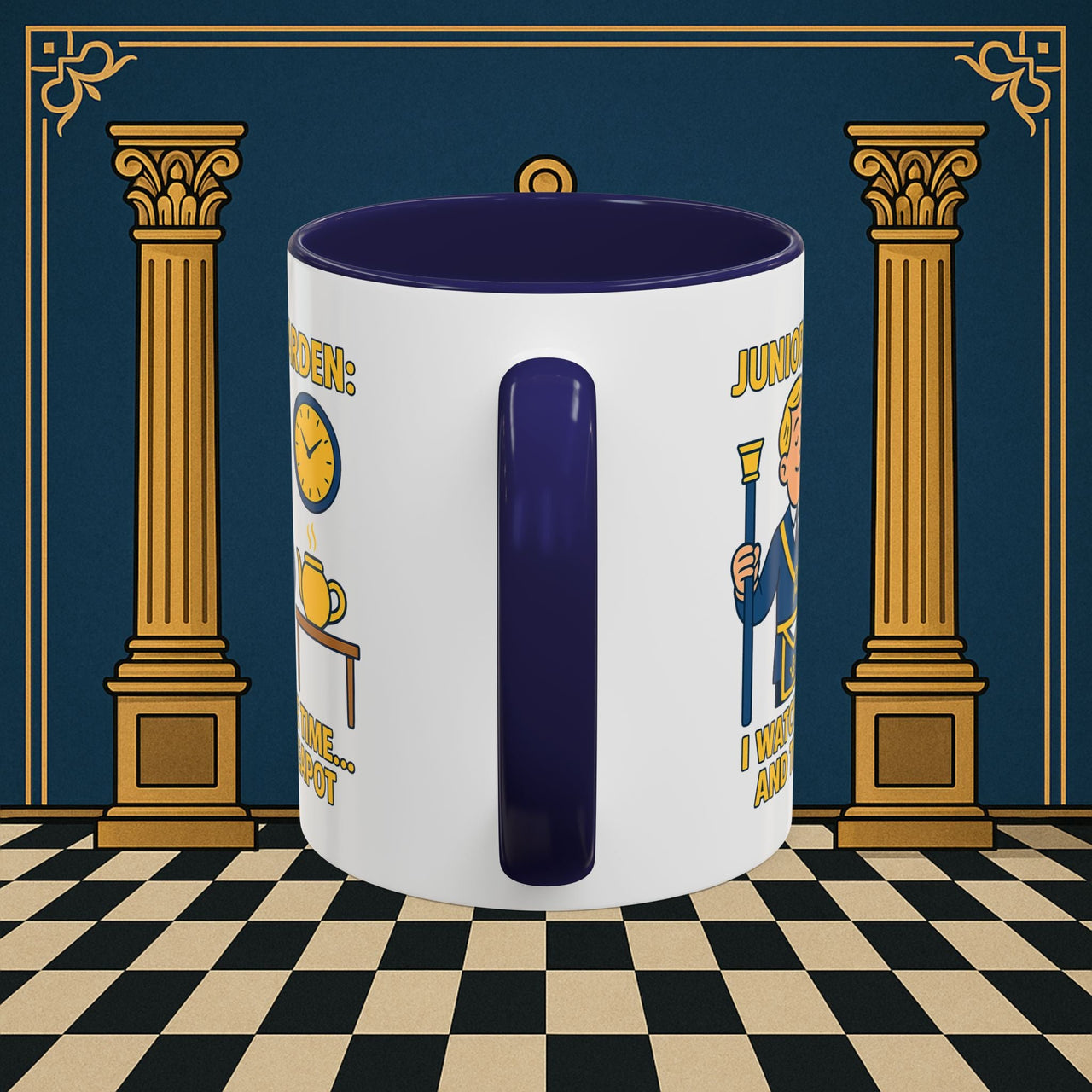 Masonic Mugs - Masonic Moments: Lodge Officer's Tea Time, Junior Warden Printify