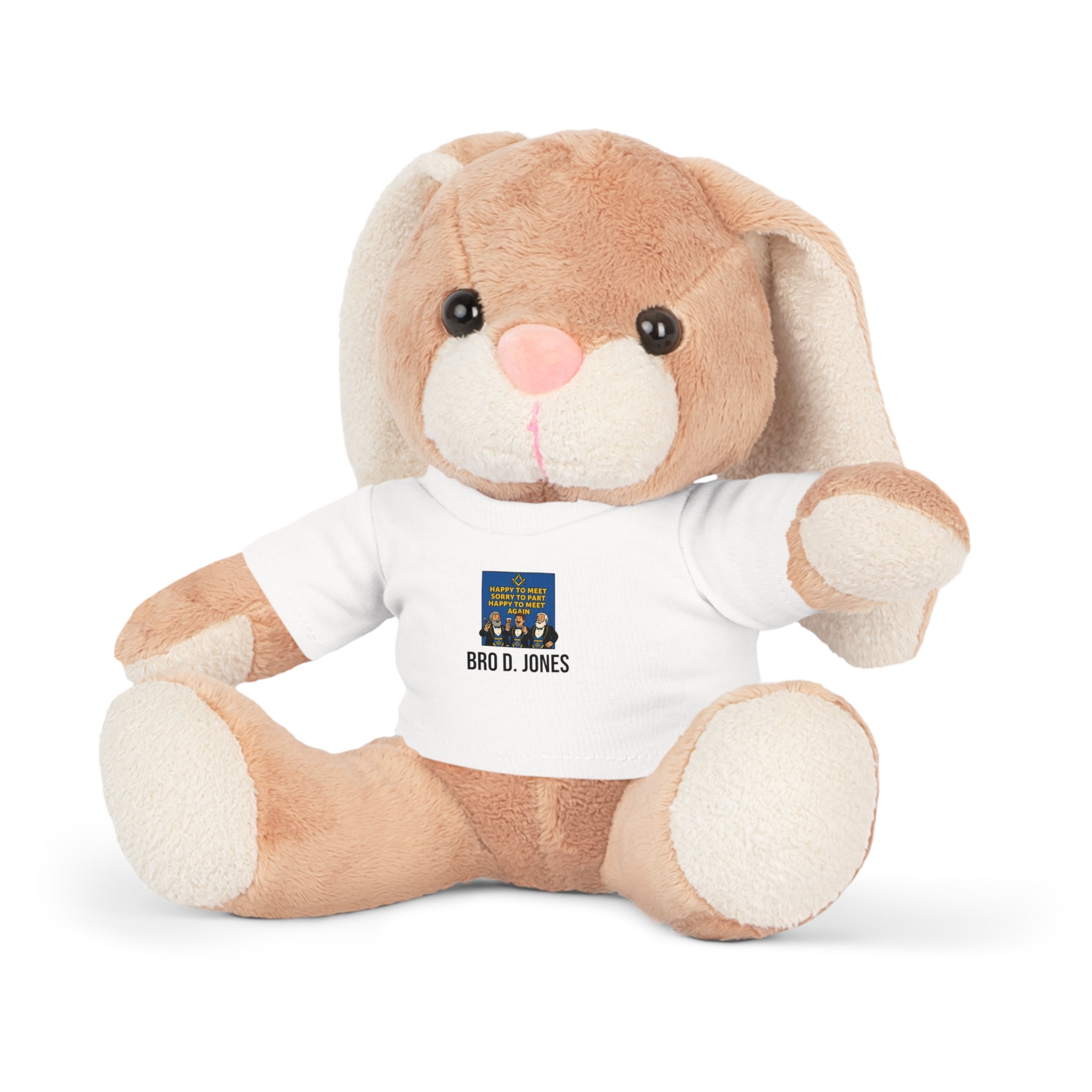Personalised Freemason Soft Toy | Masonic Teddy Bear with Lodge Name | Custom Lodge Gift for Freemasons Printify