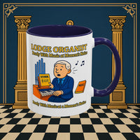 Masonic Mugs - Lodge Organist at the Ready - Organist Printify