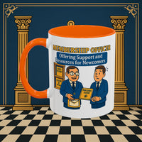 Masonic Mugs - Welcoming New Brothers - Membership Secretary Printify