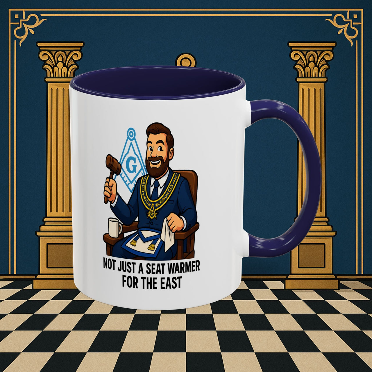 Masonic Mugs - Masonic Majesty - Senior Warden Printify
