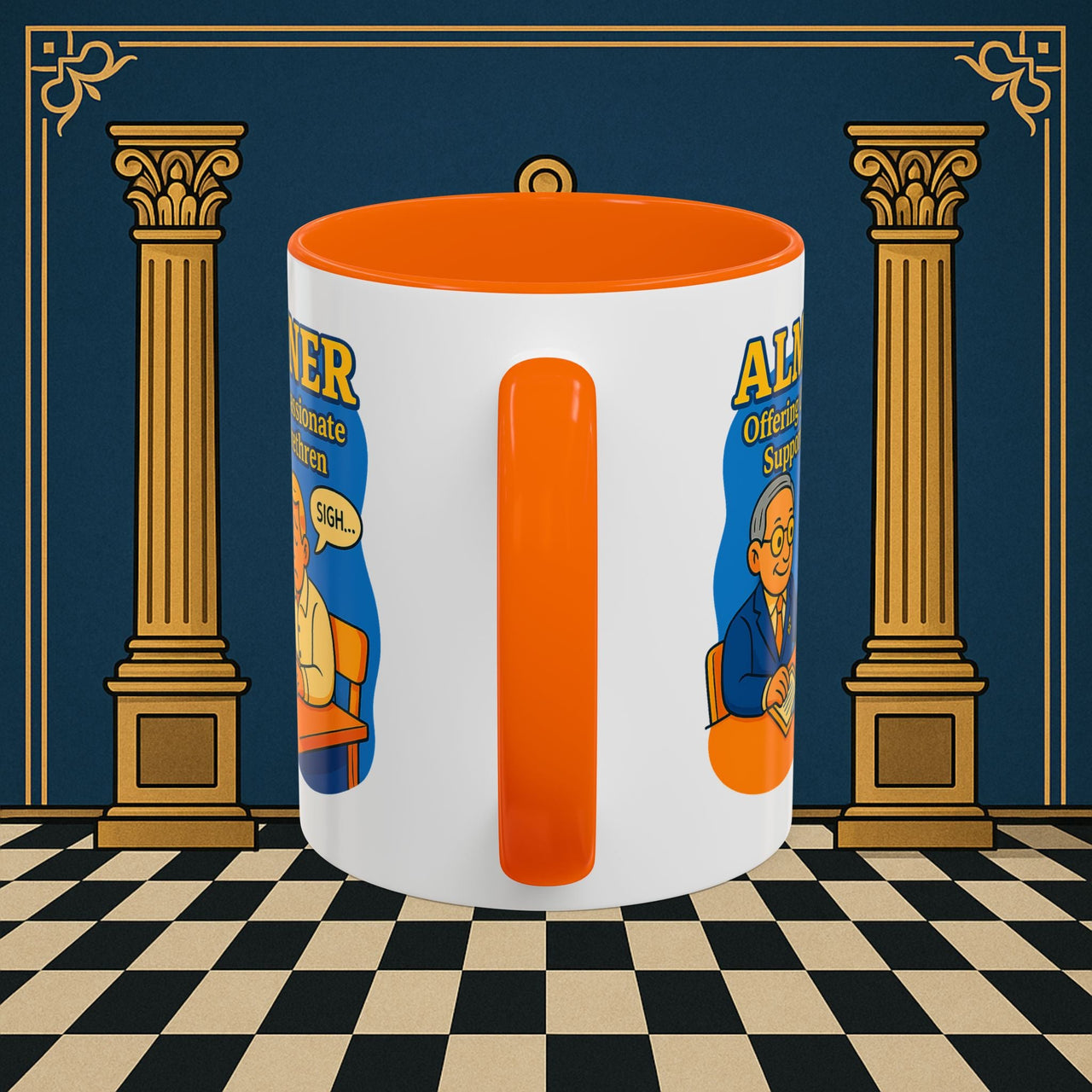Masonic Mugs - Bureaucratic Empathy - Almoner Printify