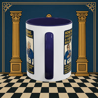 Masonic Mugs Ready to Go – How Many Masons? (Accent Coloured 11oz Mug) Printify