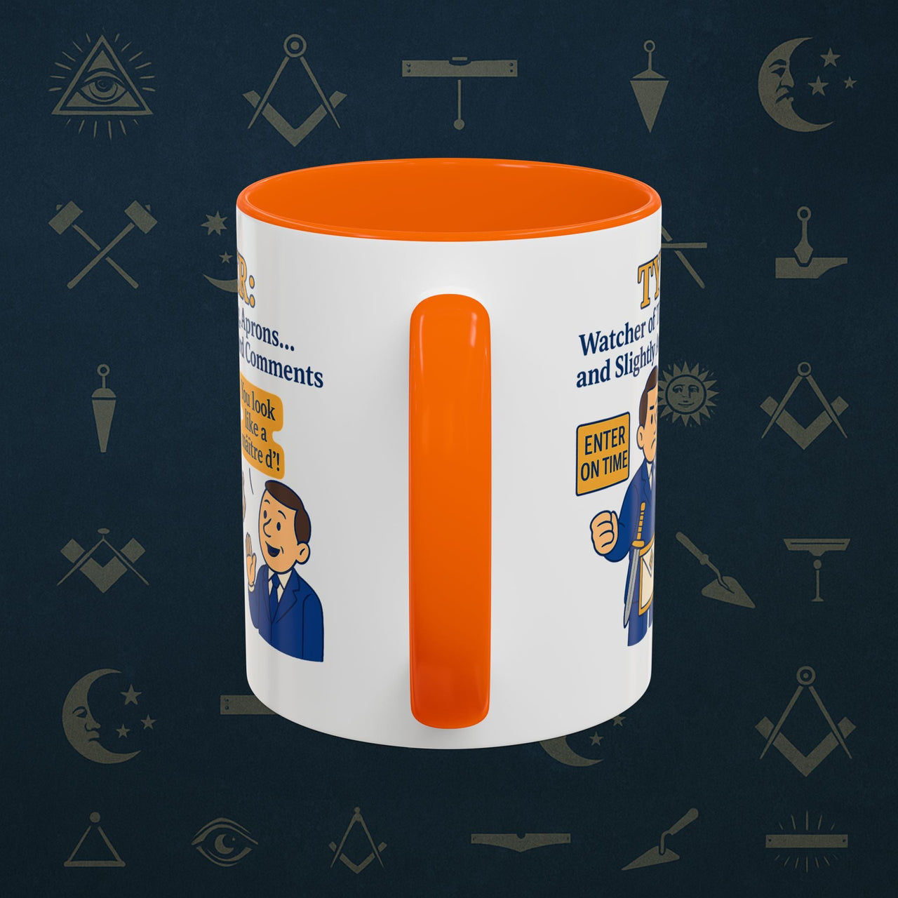 Masonic Mugs - Tyler's Awkward Moment - Tyler Printify