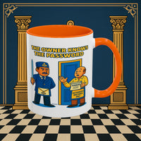 Masonic Mugs - Accent Coloured 11oz Mug - Masonic Mayhem - Inner Guard Printify