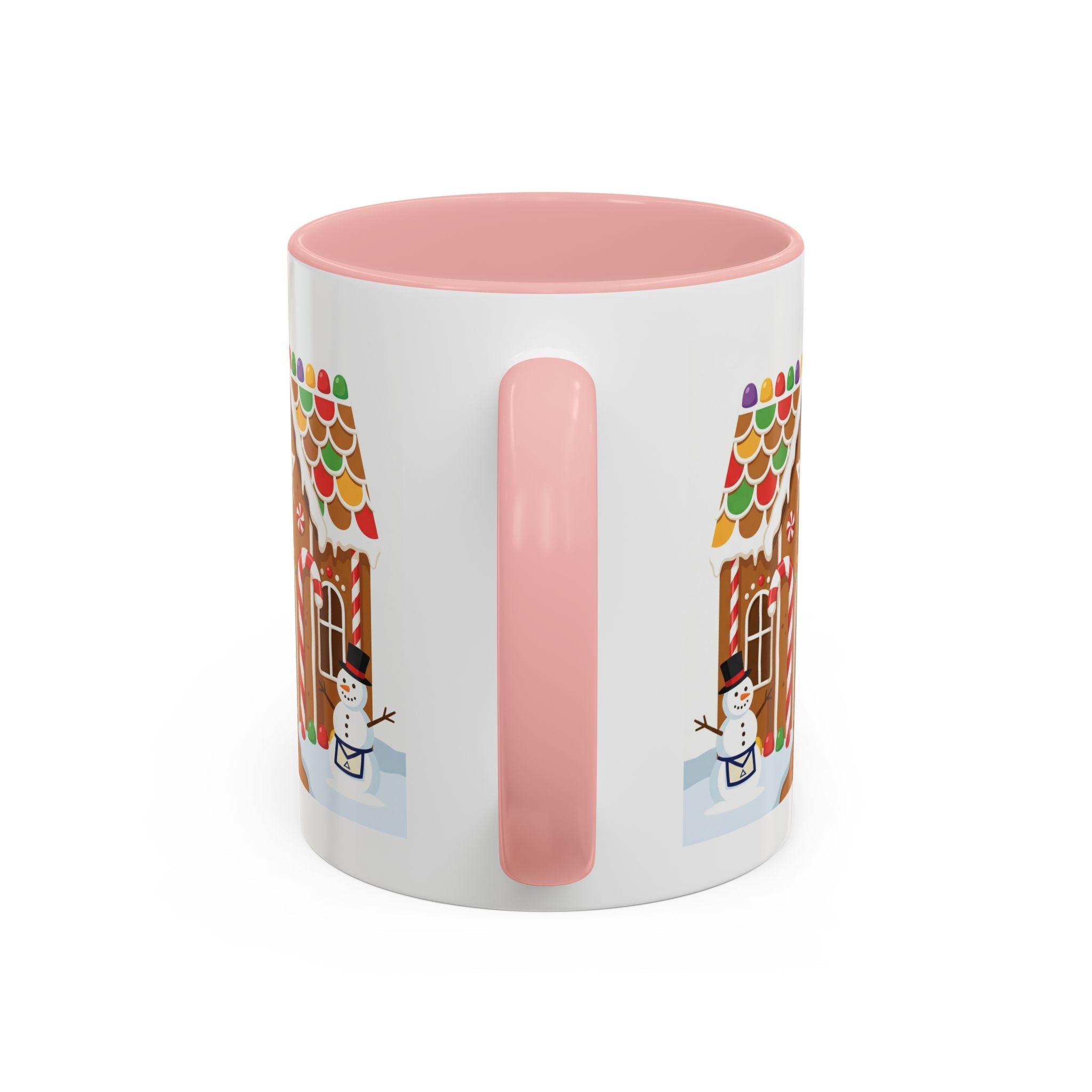 Masonic Gingerbread House — Festive Freemason Holiday Ugly Sweater Design Printify