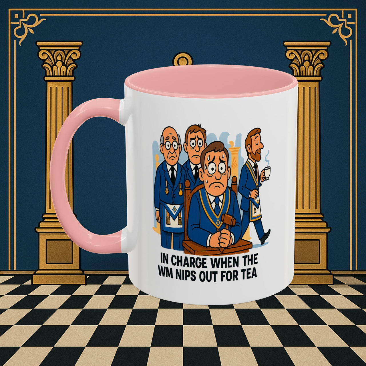Masonic Mugs - Tea Time Troubles - Senior Warden Printify