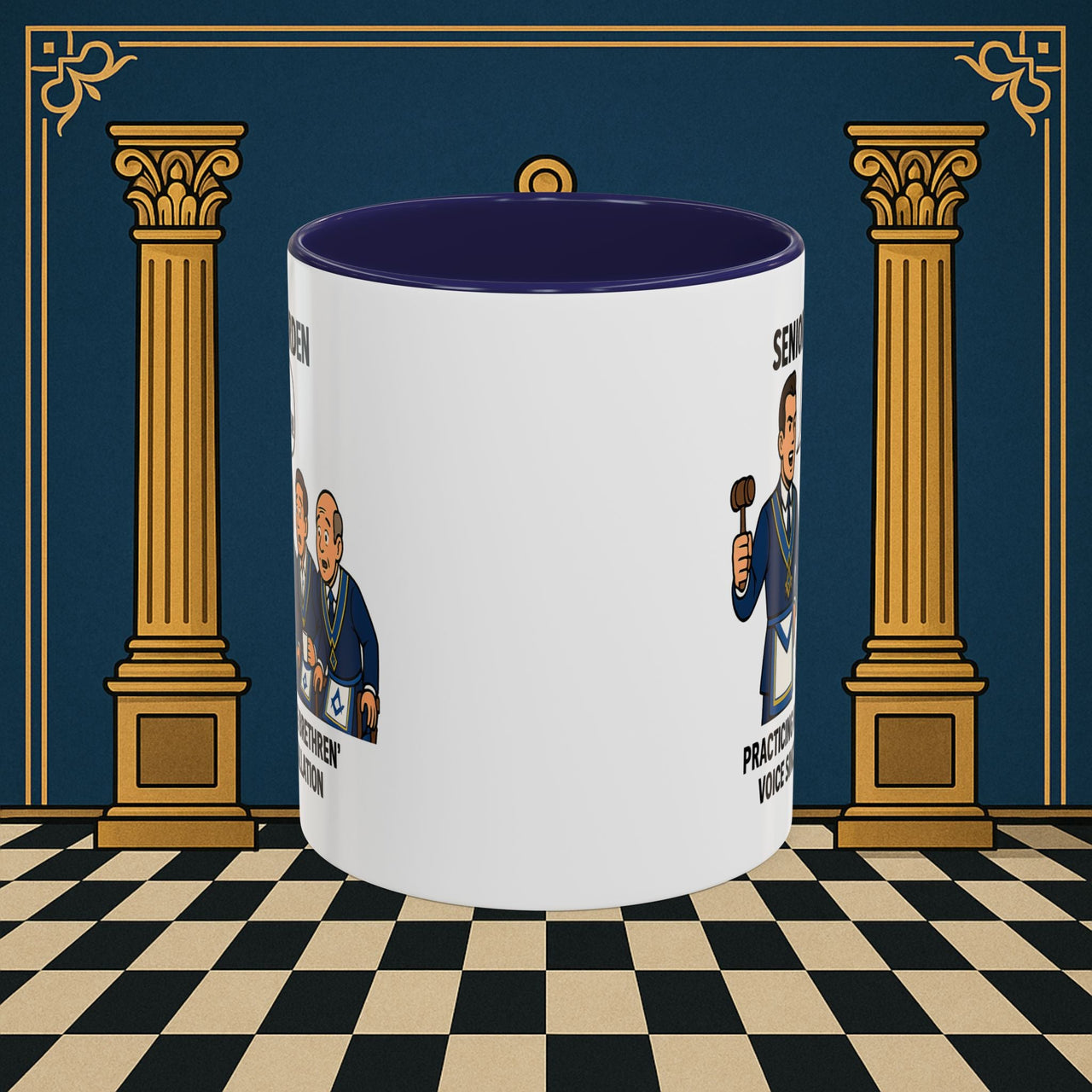 Masonic Mugs - Lodge Leadership - Senior Warden Printify