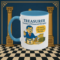 Masonic Mugs - Treasurer's Tally - Treasurer Printify