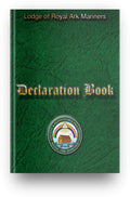 Masonic Declaration Book - Royal Ark Mariner (RAM) Raven Masonic