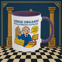Masonic Mugs - Maestro of Melodies - Organist Printify