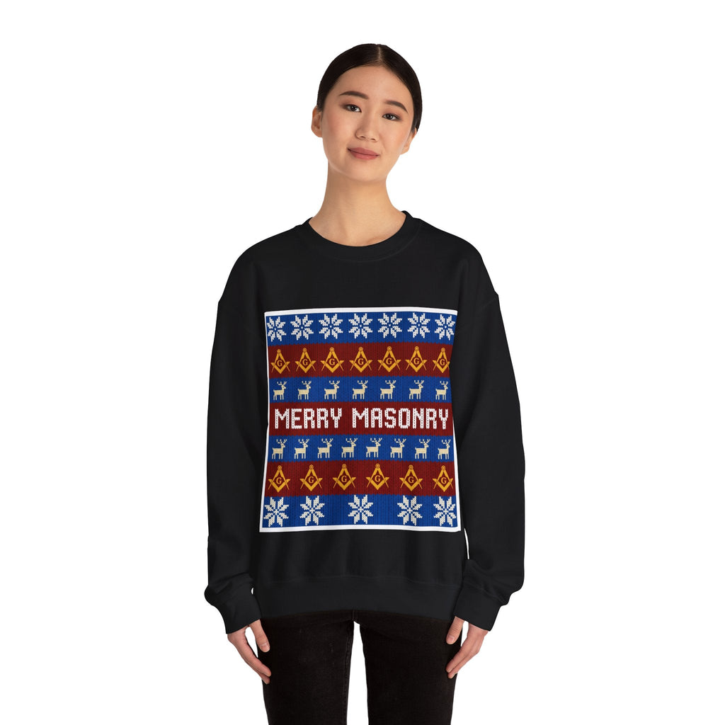 Merry Masonry Masonry Sweatshirt Printify