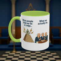 Masonic Mugs Ready to Go – Just for the Ceremony (Accent Coloured 11oz Mug) Printify