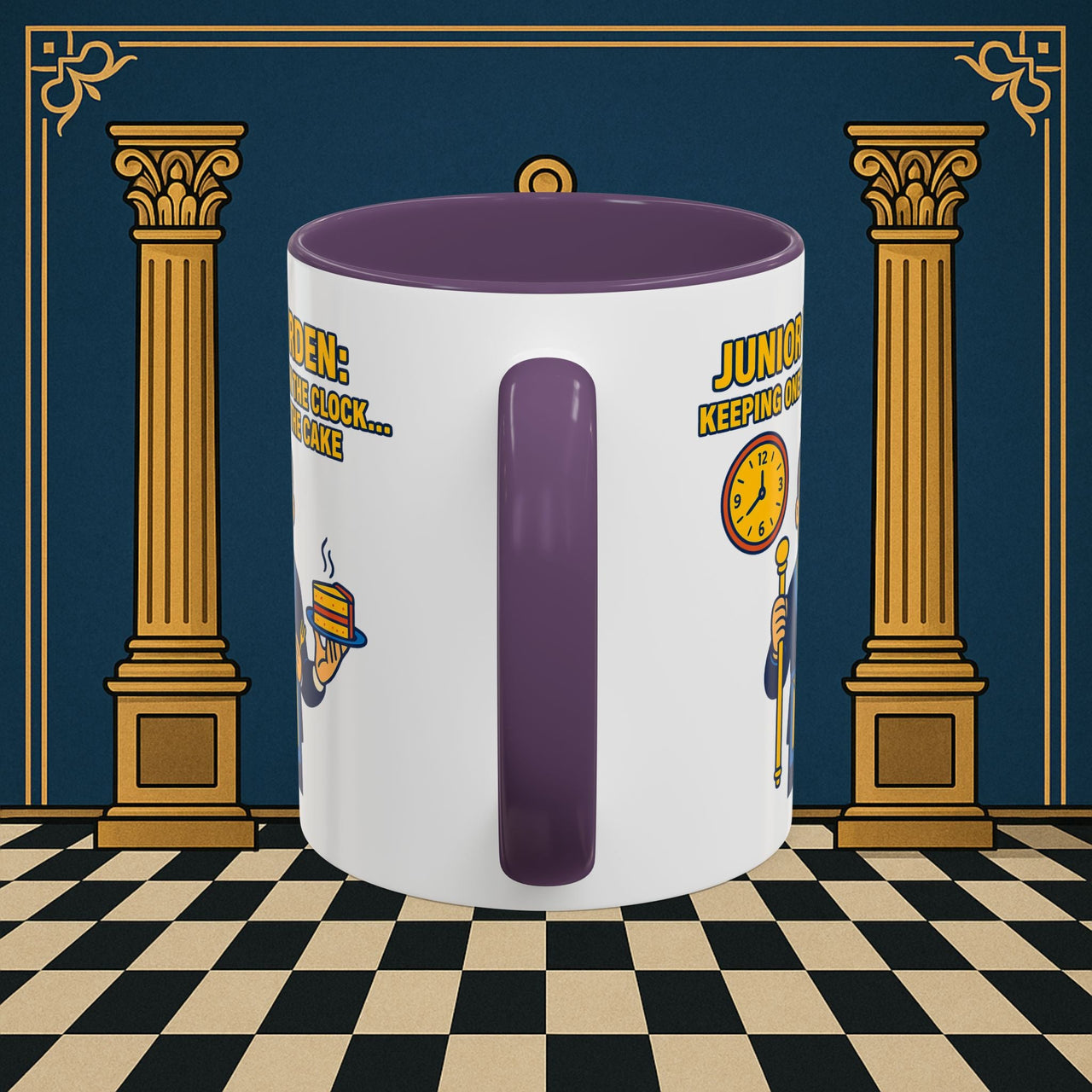 Masonic Mugs - Masonic Vigilance: Junior Warden's Timekeeping Duty,  Junior Warden Printify