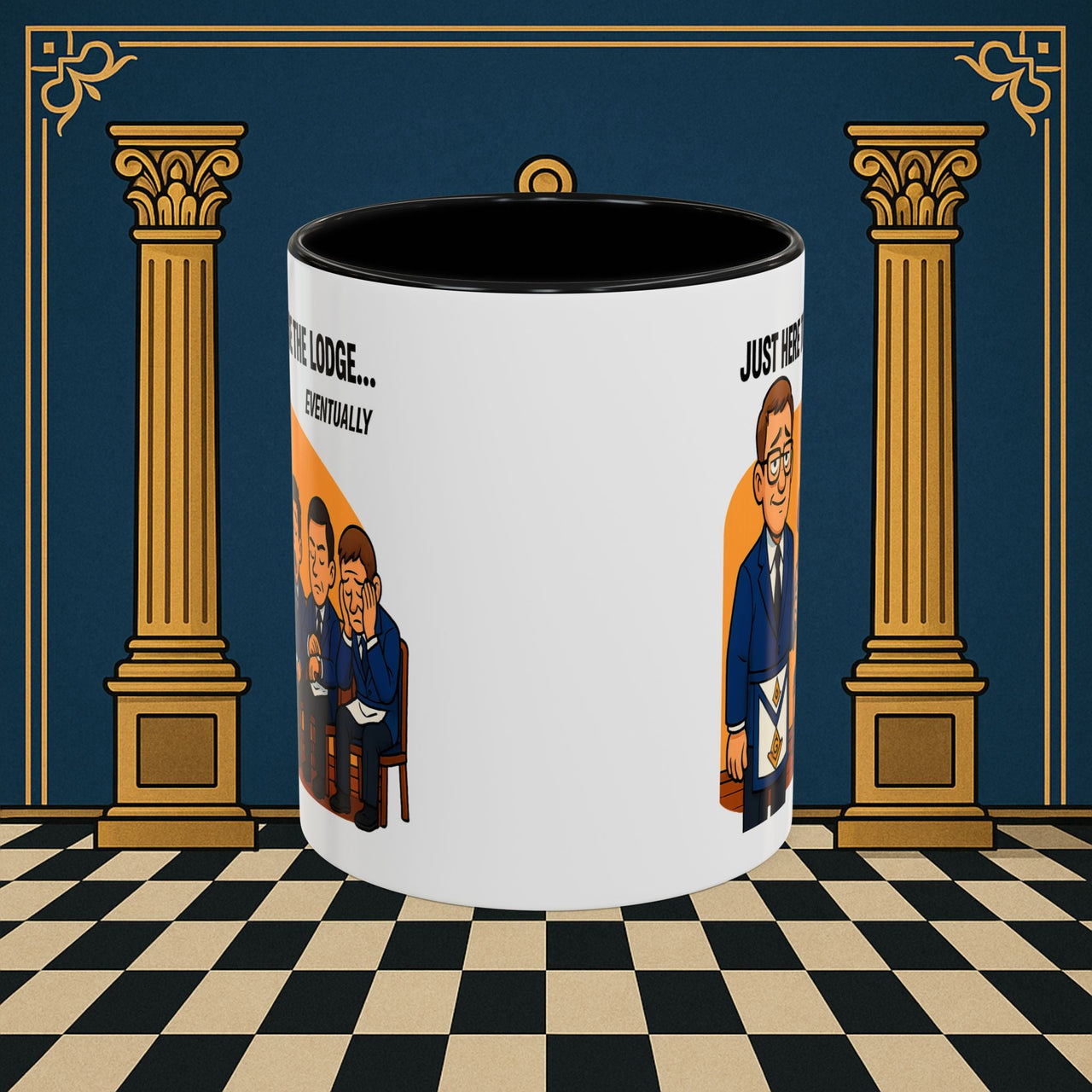 Masonic Mugs - Lodge of Endless Deliberation - Senior Warden Printify