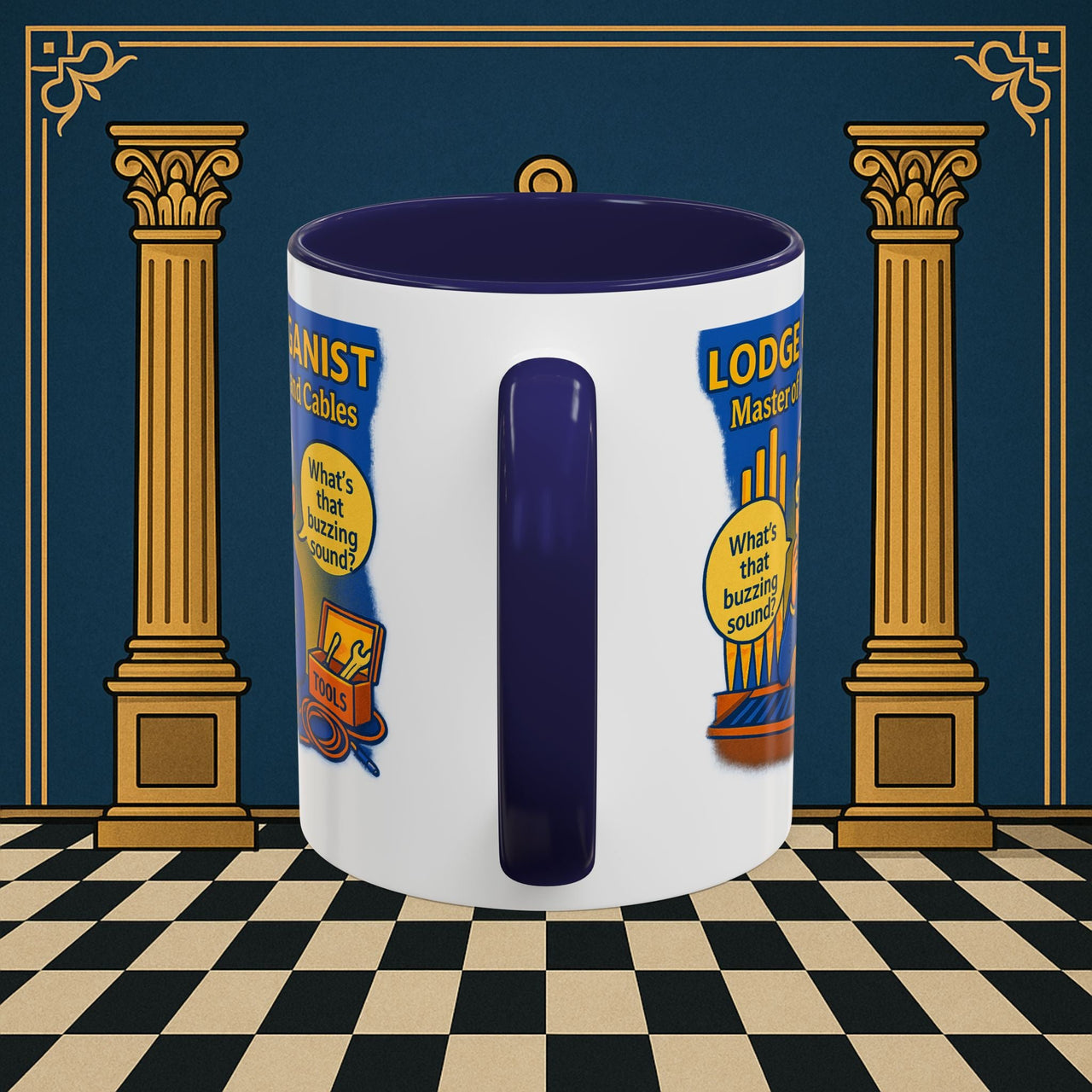Masonic Mugs - Buzz Kill - Organist Printify