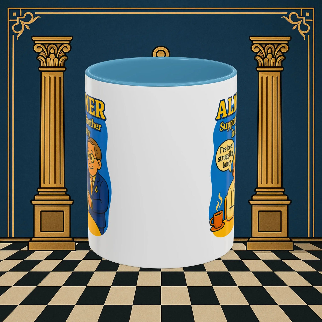 Masonic Mugs - Almoner's Assist - Almoner Printify
