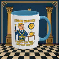 Masonic Mugs - Masonic Moments: Lodge Officer's Tea Time, Junior Warden Printify