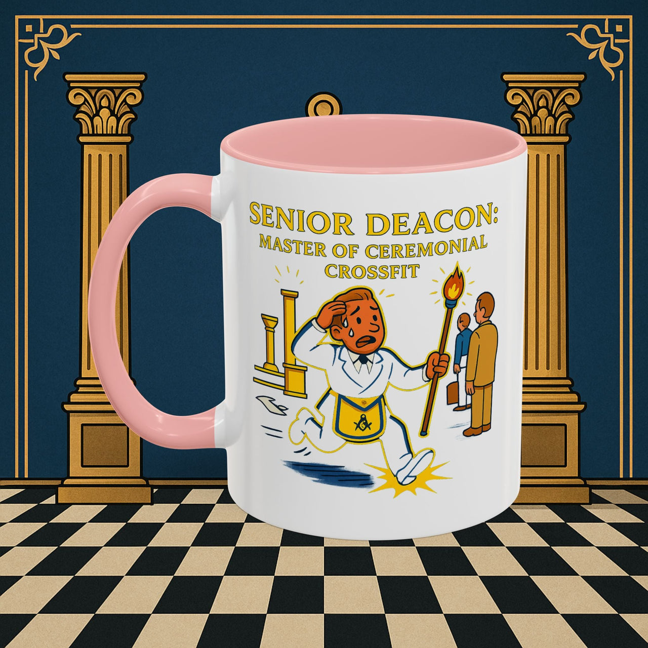 Masonic Mugs - Senior Deacon's CrossFit Challenge - Senior Deacon Printify