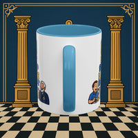 Masonic Mugs Ready to Go – Eat Sleep Lodge Repeat (Accent Coloured 11oz Mug) Printify