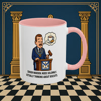 Masonic Mugs - Biscuits on the Brain - Senior Warden Printify