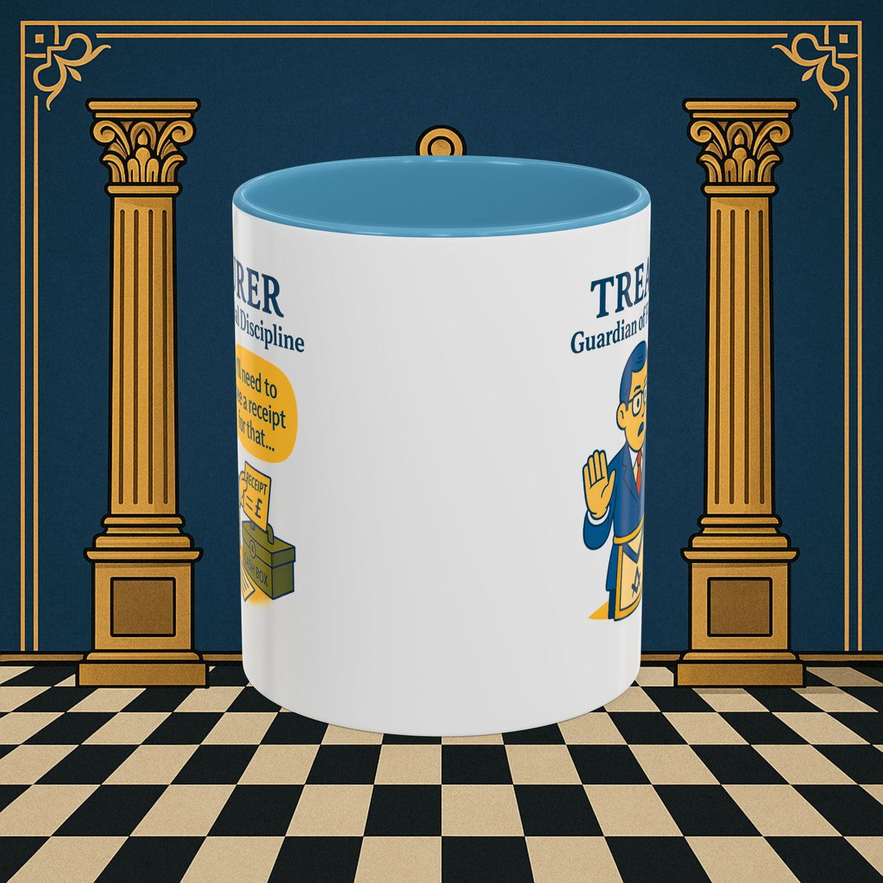 Masonic Mugs - Treasurer's Tally - Treasurer Printify