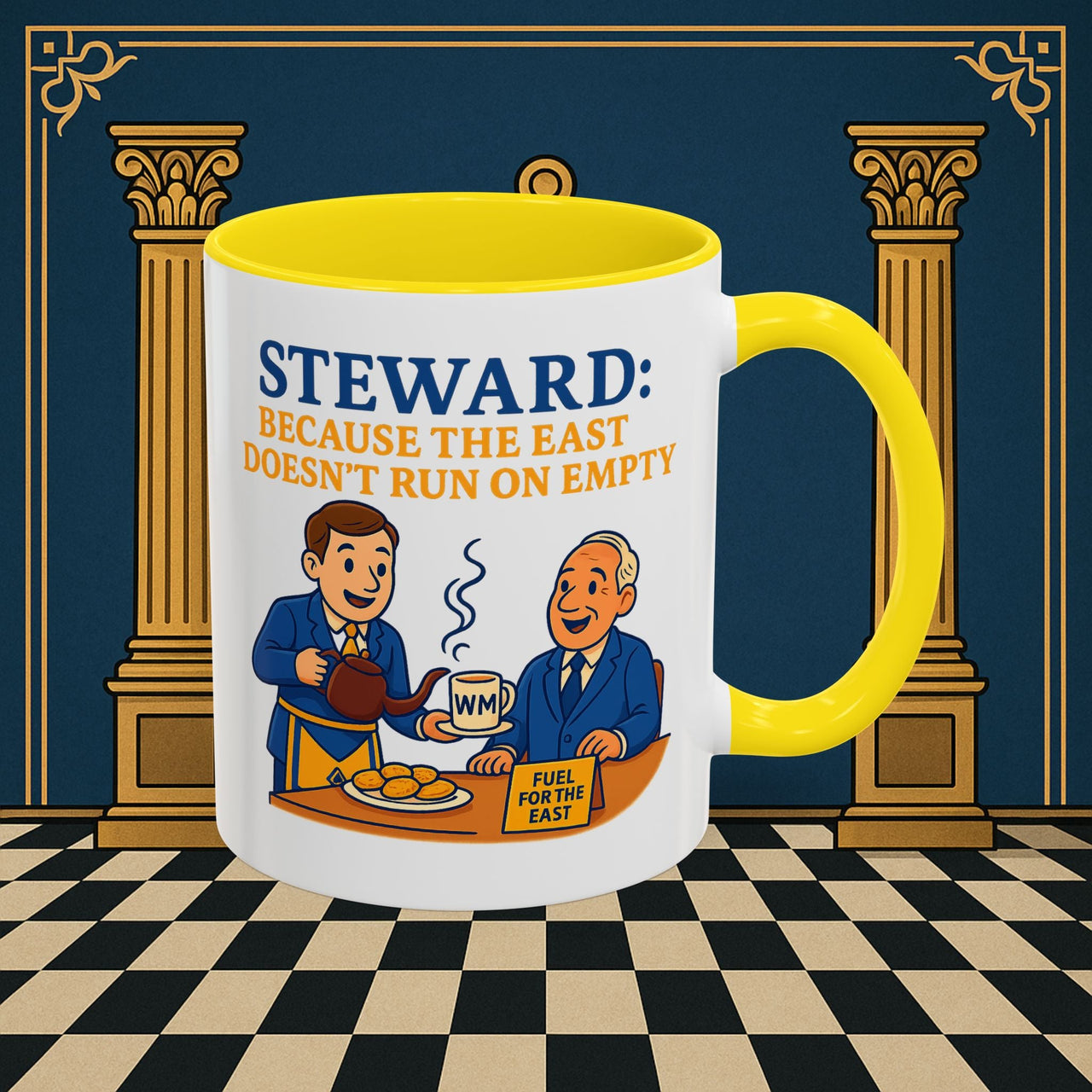 Masonic Mugs - Tea and Empires - Steward Printify