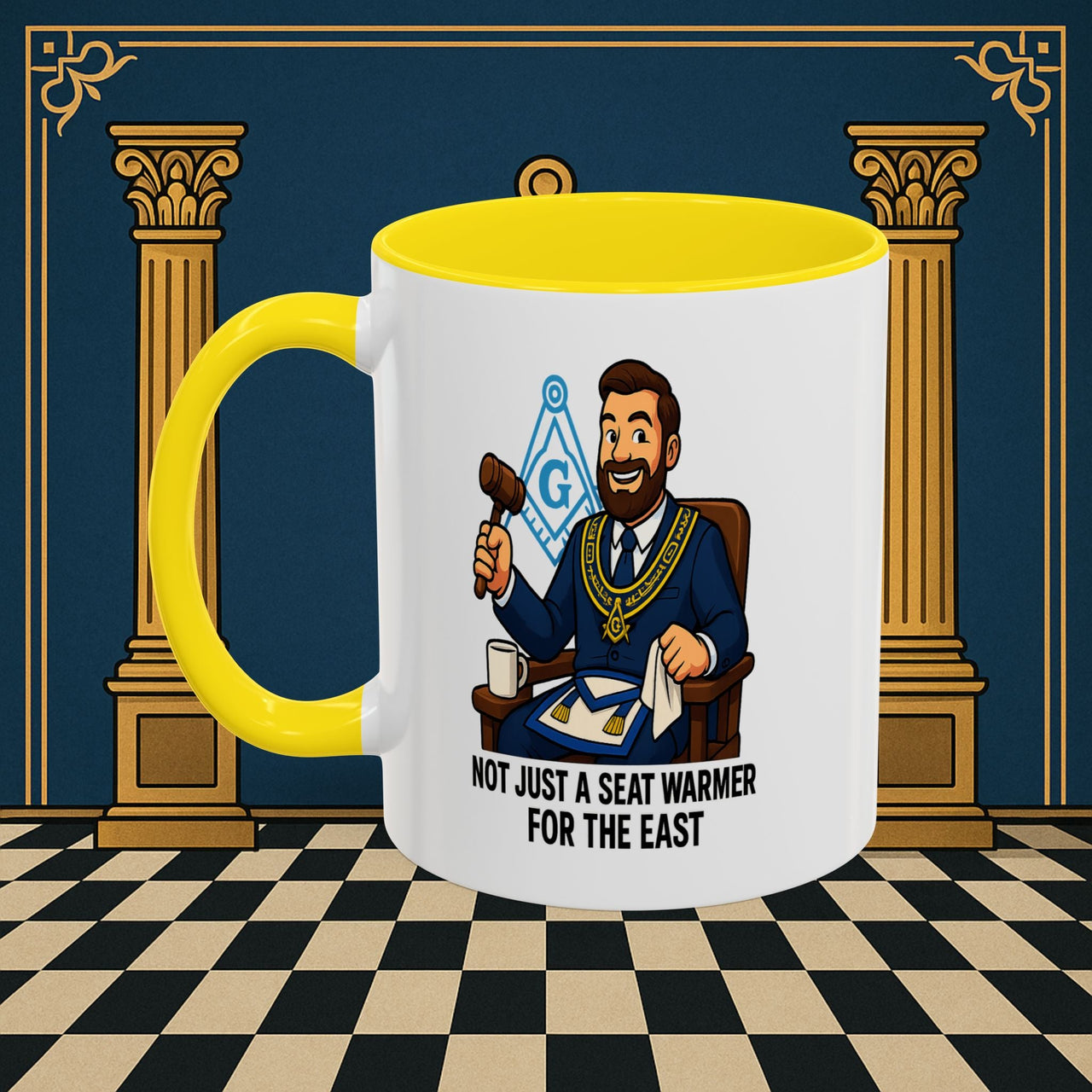 Masonic Mugs - Masonic Majesty - Senior Warden Printify