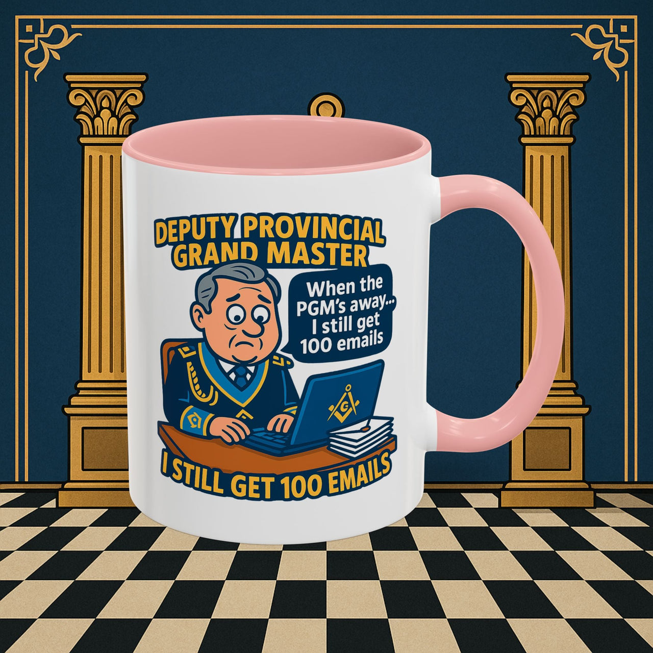 Masonic Mugs - Email Overload - Deputy Provincial Grand Master Printify